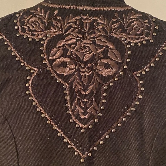 Free People Black Embroidered Jacket - Picture 5 of 8